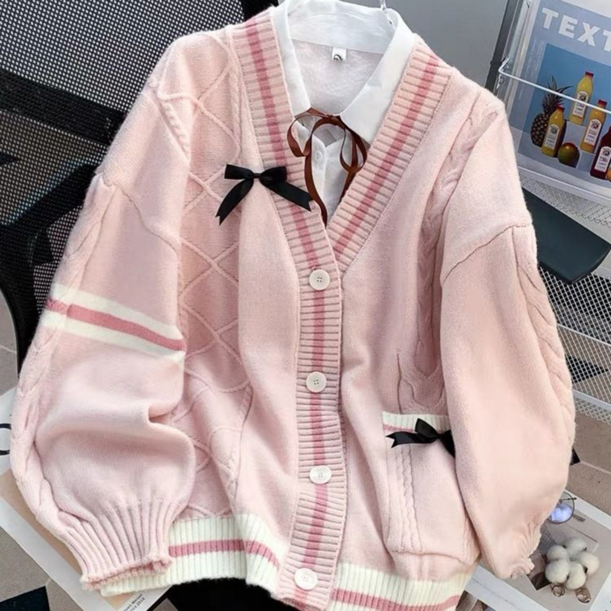 Pink With Beautiful Embroidery Winter Wear Cardigan Best Selling