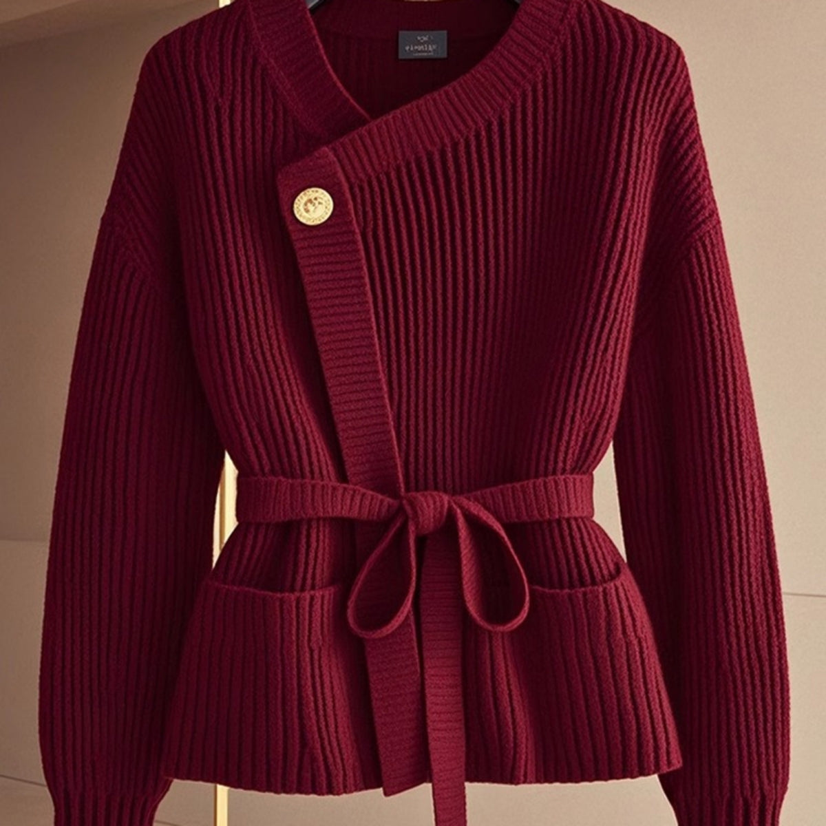 Maroon Winter Wear Cardigan Best Selling