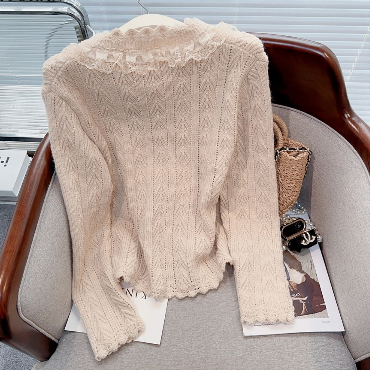 Rose Gold Winter Wear Cardigan Best Selling