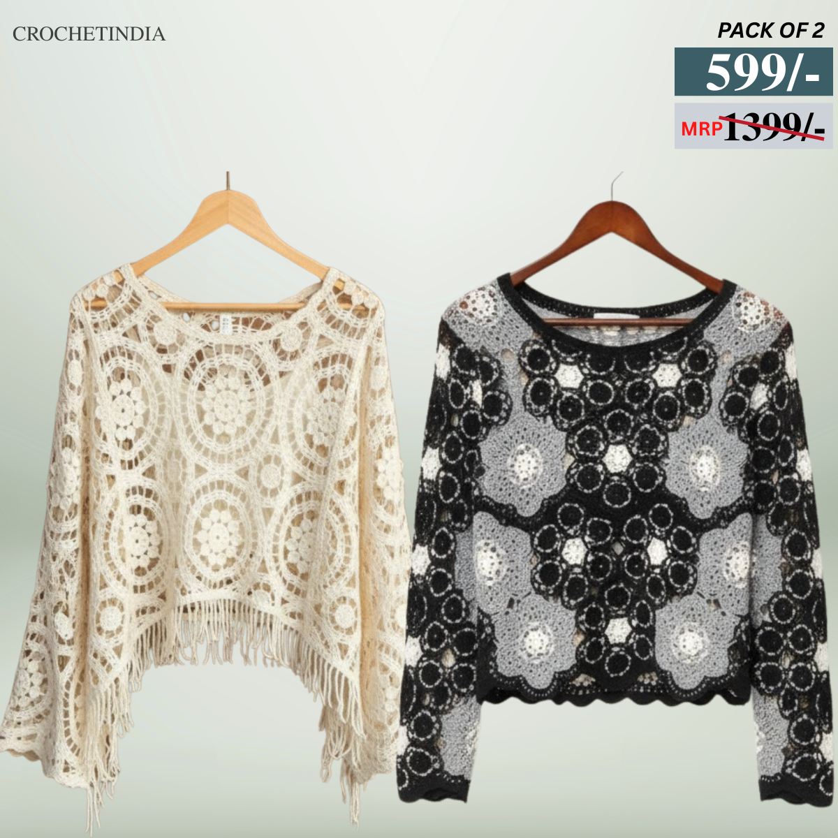 Combo Crochet Tops: Perfect for Winter Warmth & Summer |CC-08