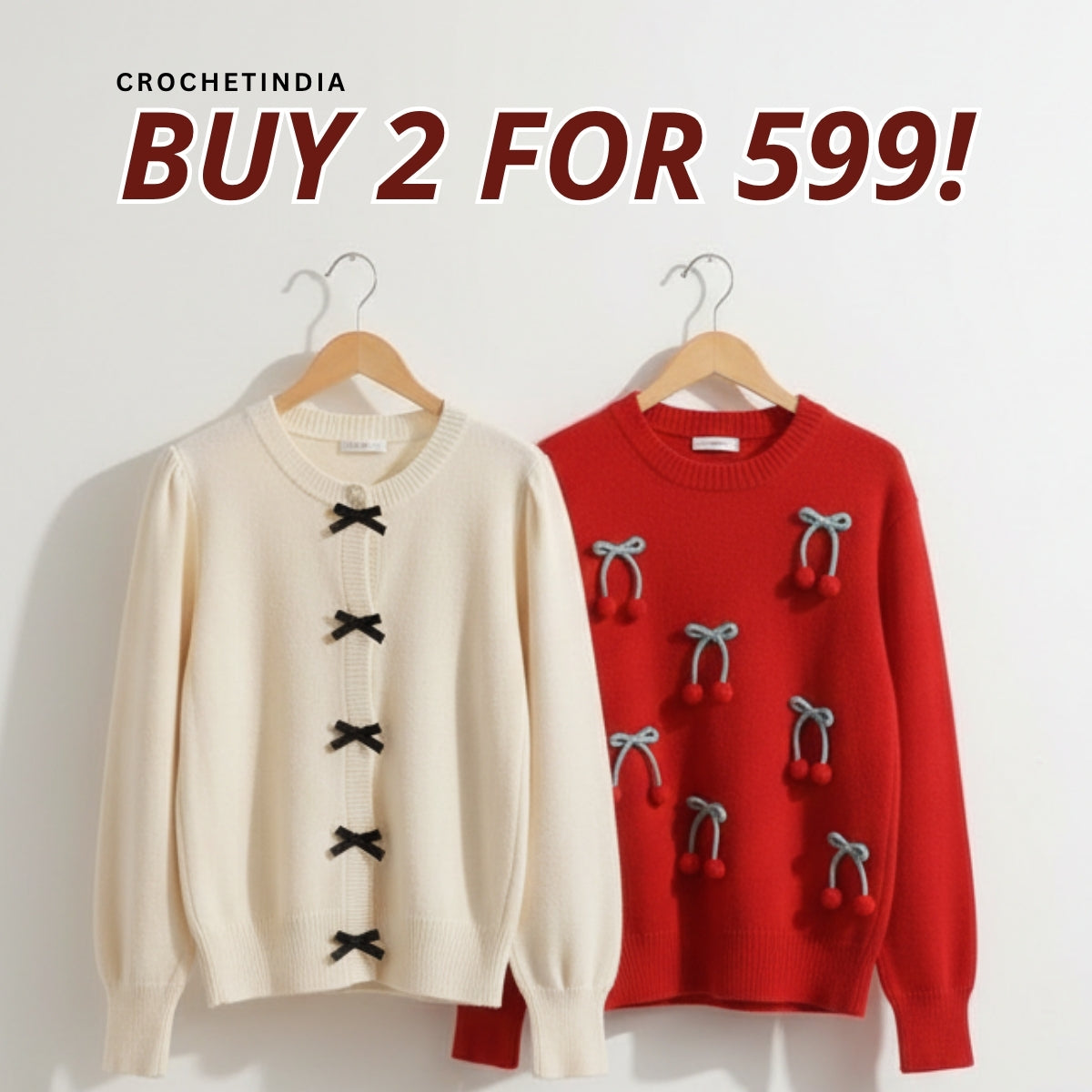 Women's Winter Sweater Duo – Warm, Stylish, and Soft Pullover Knit Set|SP-03