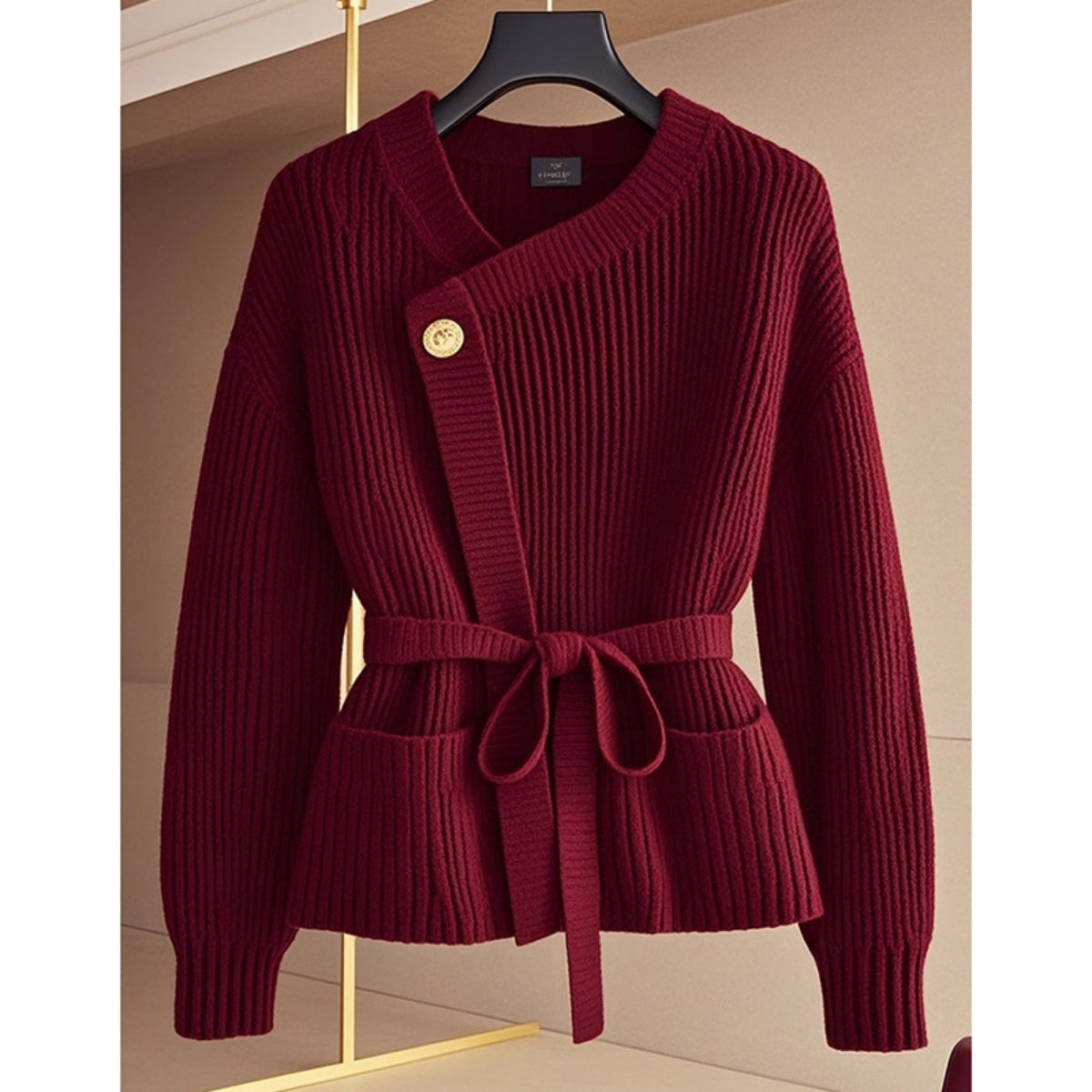 Maroon Winter Wear Cardigan Best Selling