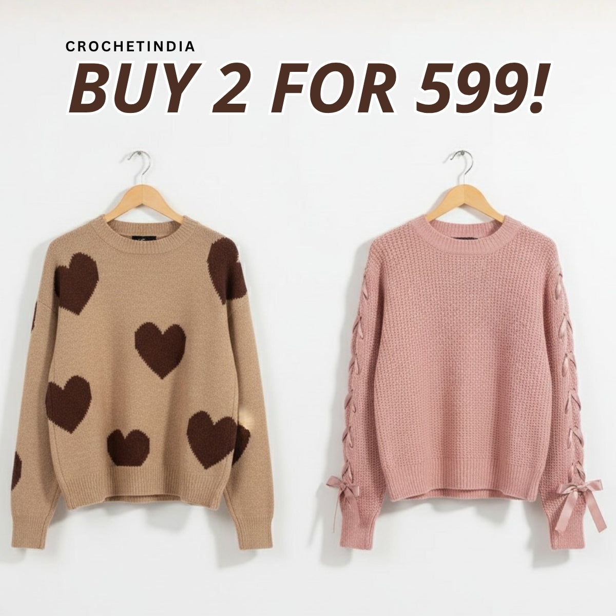 Women's Winter Sweater Duo – Warm, Stylish, and Soft Pullover Knit Set|SP-01