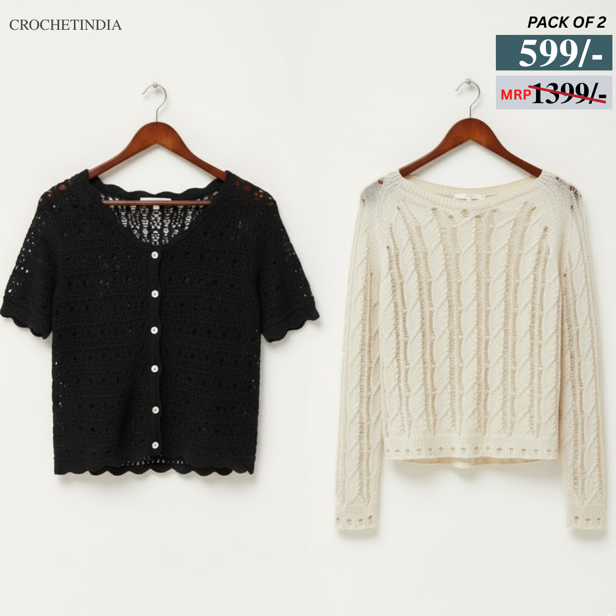Combo Crochet Tops: Perfect for Winter Warmth & Summer |CC-05
