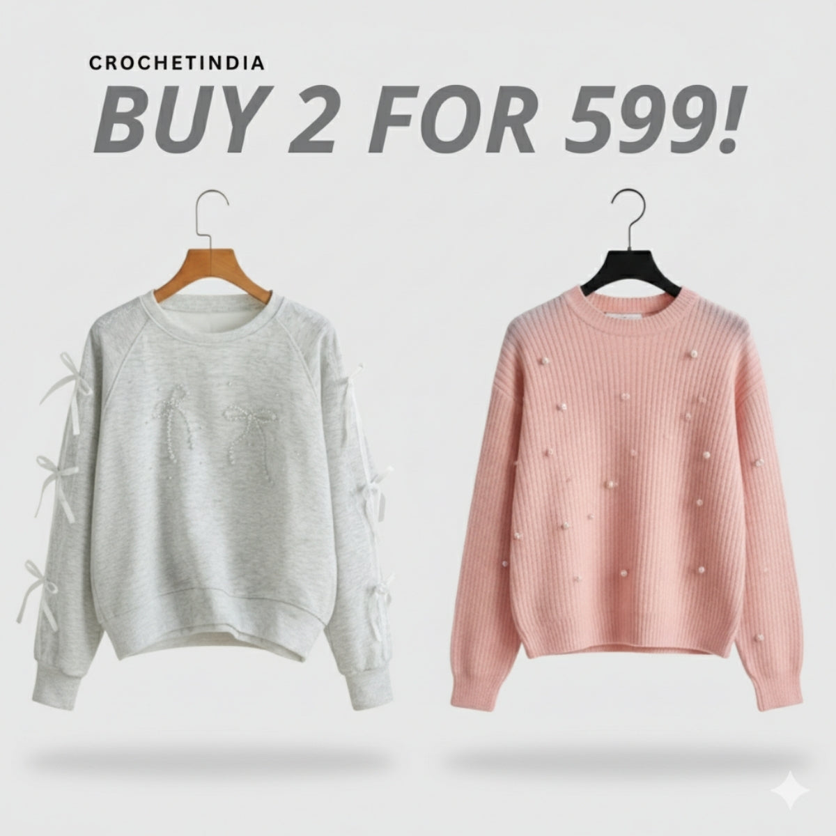 Pack of 2 Cozy Pullovers Sweaters – Soft & Stylish Winter Wear|SP-11