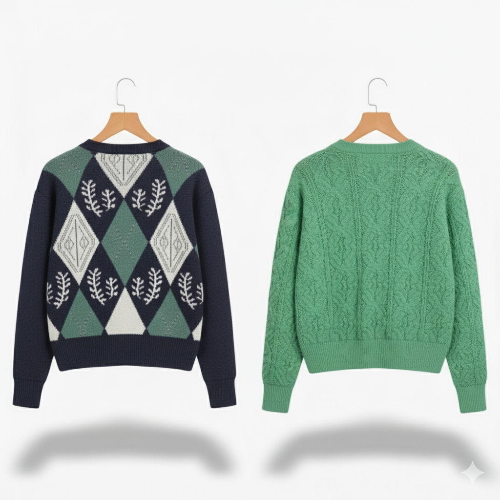 2 Pack Winter Cardigan Set – Lightweight & Warm |CR-1