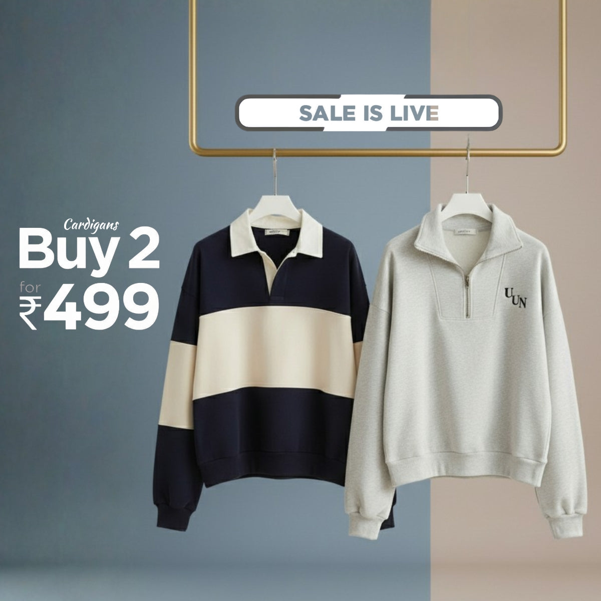 Combo of 2 Women's Cozy Sweatshirts | Stylish Winter Pack | SS-04