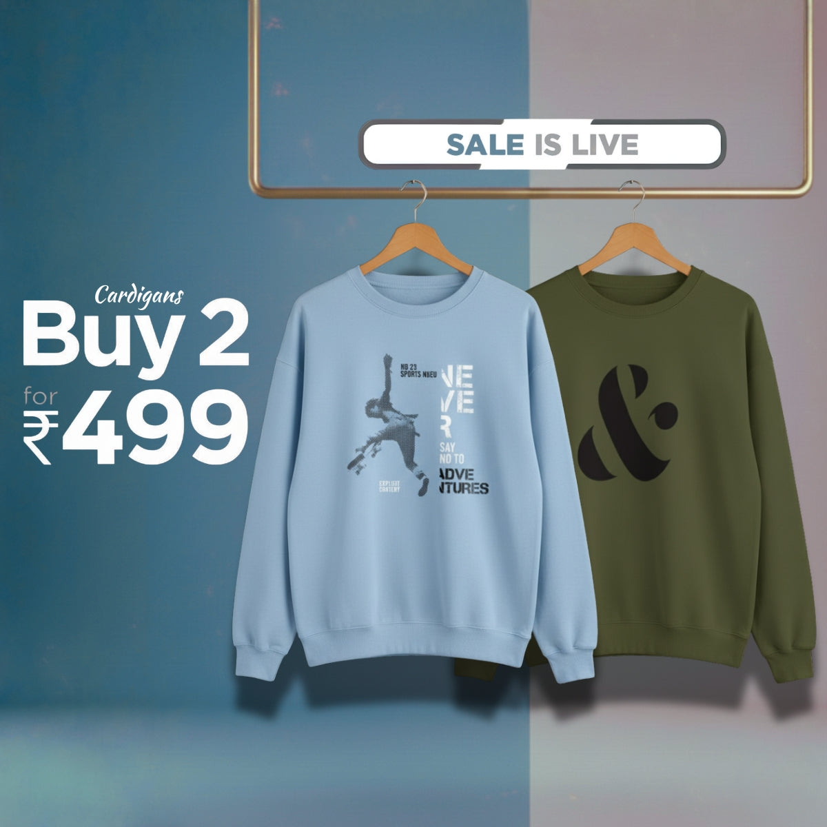 Combo of 2 Women's Cozy Sweatshirts | Stylish Winter Pack | SS-06