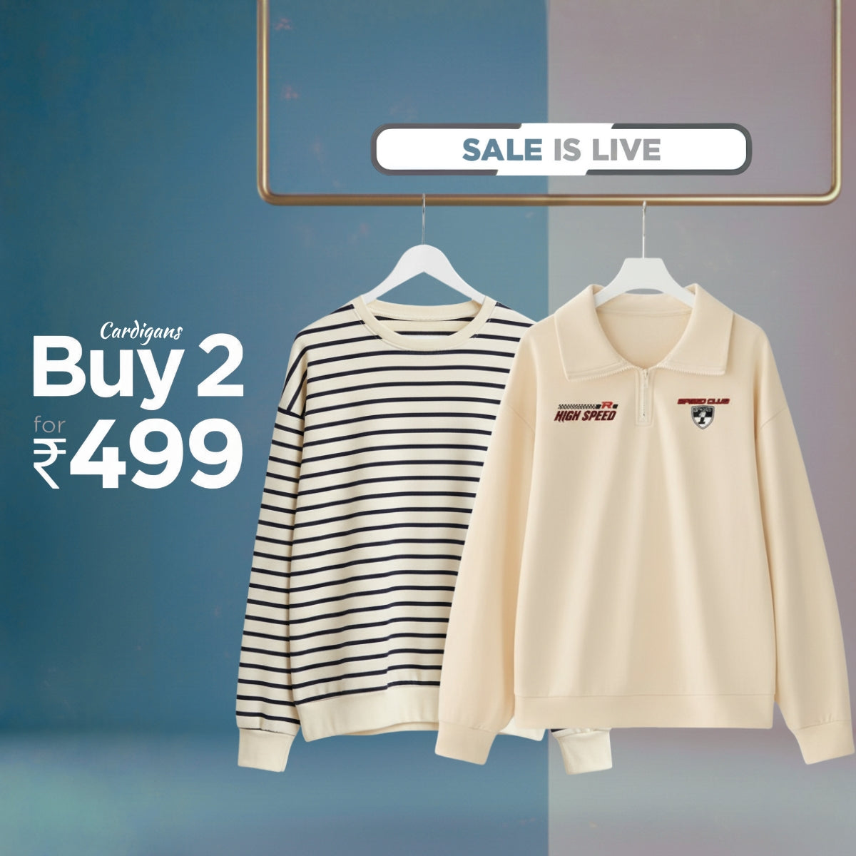 Combo of 2 Women's Cozy Sweatshirts | Stylish Winter Pack | SS-11