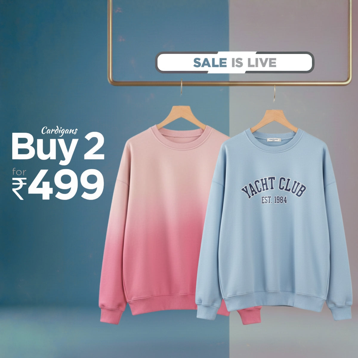 Combo of 2 Women's Cozy Sweatshirts | Stylish Winter Pack | SS-02